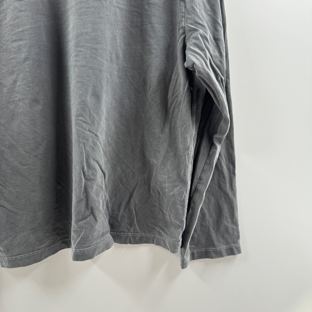 H&M Grey Long Sleeve Basic Top Women’s Size Medium - Picture 7 of 8